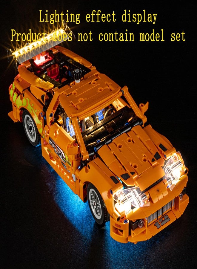 GEAMENT LED Light Kit Compatible with Lego Fast and Furious Toyota Supra MK4 Building Blocks Model - Lighting Set for Technic 42204 (Model Set Not Included) - Image 5
